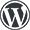Логотип CMS WordPress